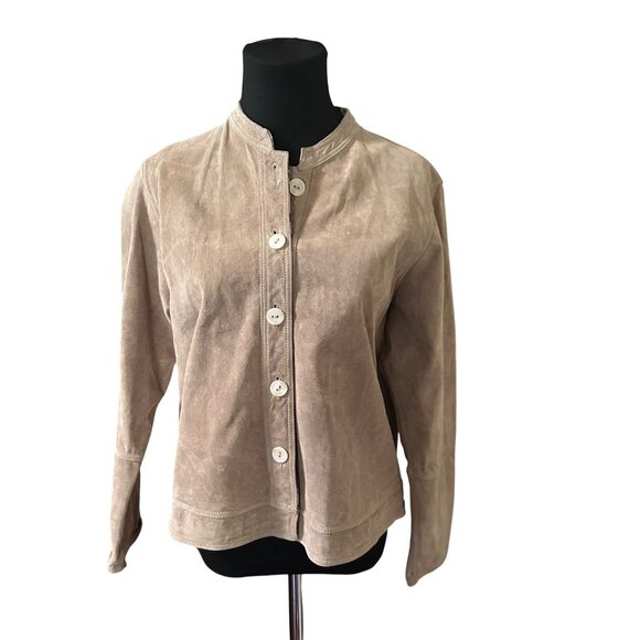 David Dart Collection tan leather size M jacket - Picture 1 of 7